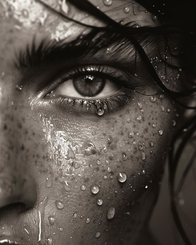 Wet Monochrome Portraits